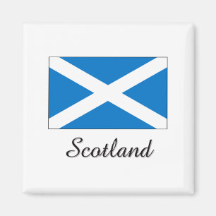 Skottland flaggadesign magnet