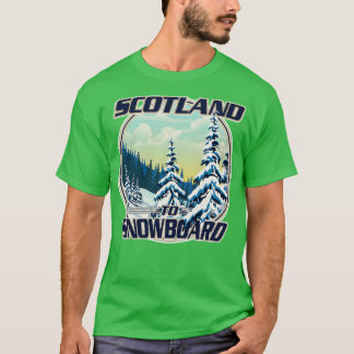 Skottland för snö t shirt