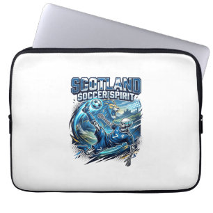 Skottland Fotboll Ande Skelett Anfallare Nationer  Laptop Fodral