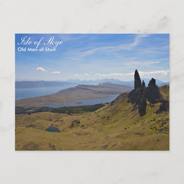 Skottland - Gamle man of Storr vycard Vykort (Framsida)
