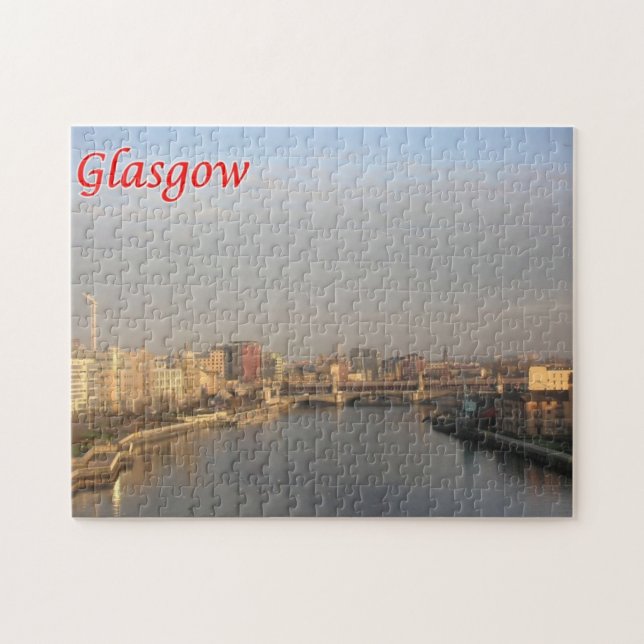 Skottland - Glasgow - Pussel (Horisontell)
