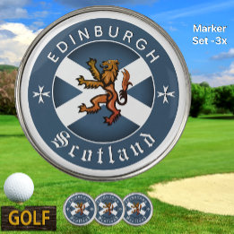 Skottland Golfmarkör, Edinburgh, skotska flaggan