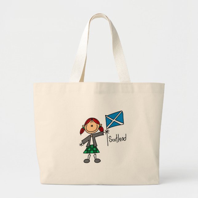 Skottland hänger lös jumbo tygkasse (Framsidan)