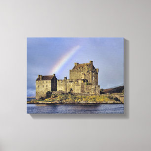 Skottland, Highland, Wester Ross, Eilean Donan 2 Canvastryck