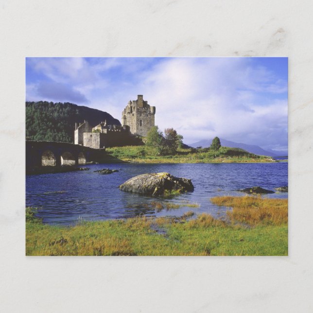 Skottland, Highland, Wester Ross, Eilean Donan 2 Vykort (Framsida)