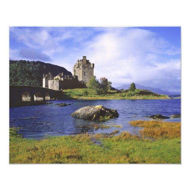 Skottland, Highland, Wester Ross, Eilean Donan 3 Fototryck (Framsidan)