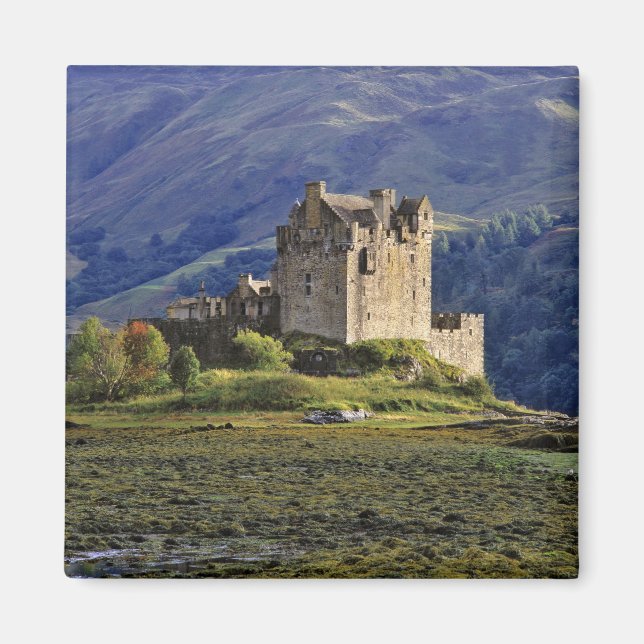 Skottland, Highland, Wester Ross, Eilean Donan 3 Magnet (Framsidan)
