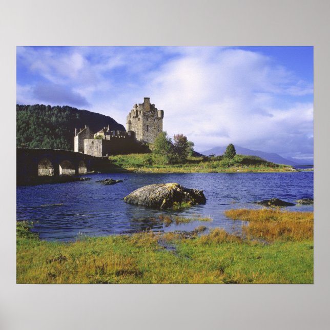 Skottland, Highland, Wester Ross, Eilean Donan 3 Poster (Framsidan)