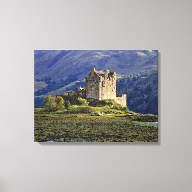 Skottland, Highland, Wester Ross, Eilean Donan Canvastryck (Framsida)