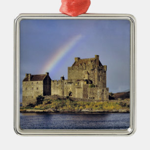 Skottland, Highland, Wester Ross, Eilean Donan Julgransprydnad Metall