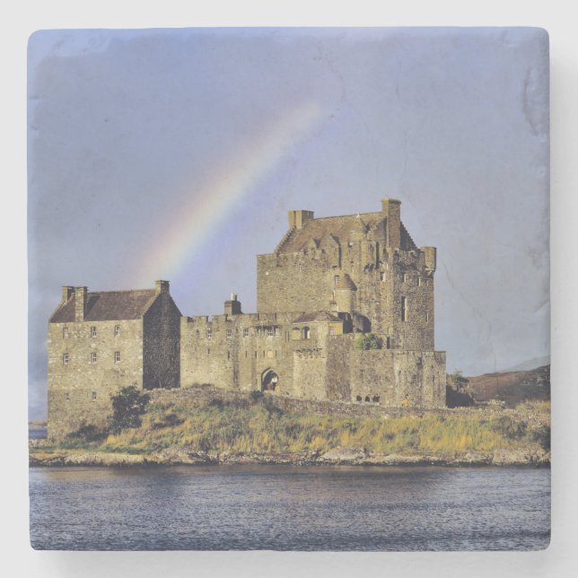 Skottland, Highland, Wester Ross, Eilean Donan Stenunderlägg (Framsidan)