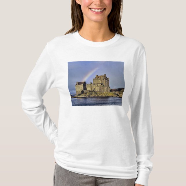 Skottland, Highland, Wester Ross, Eilean Donan T-shirt (Framsida)