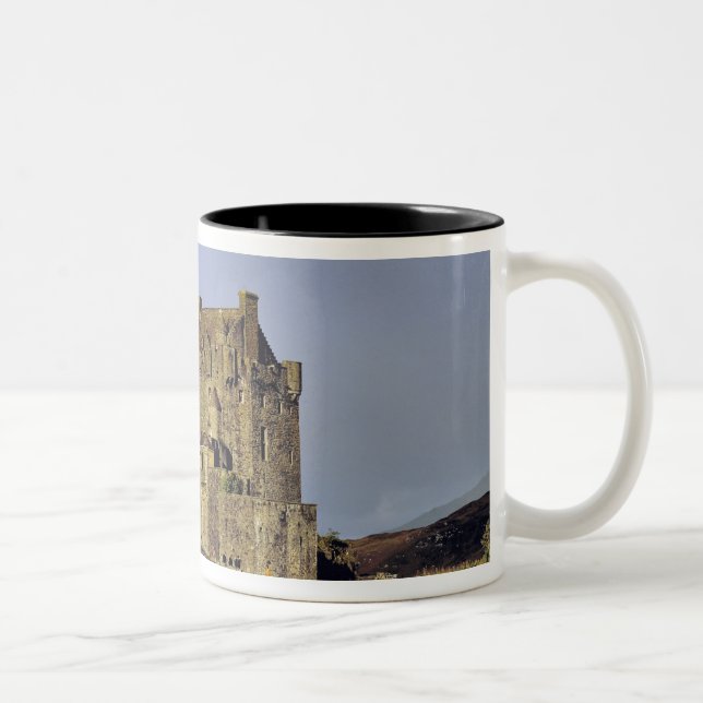 Skottland, Highland, Wester Ross, Eilean Donan Två-Tonad Mugg (Höger)