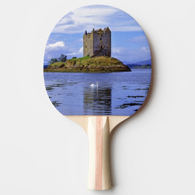 Skottland, Highland, Wester Ross, Loch Linnhe.A Pingisracket (Framsidan)