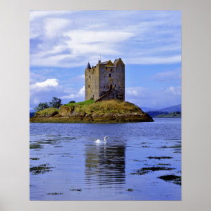 Skottland, Highland, Wester Ross, Loch Linnhe. A Poster