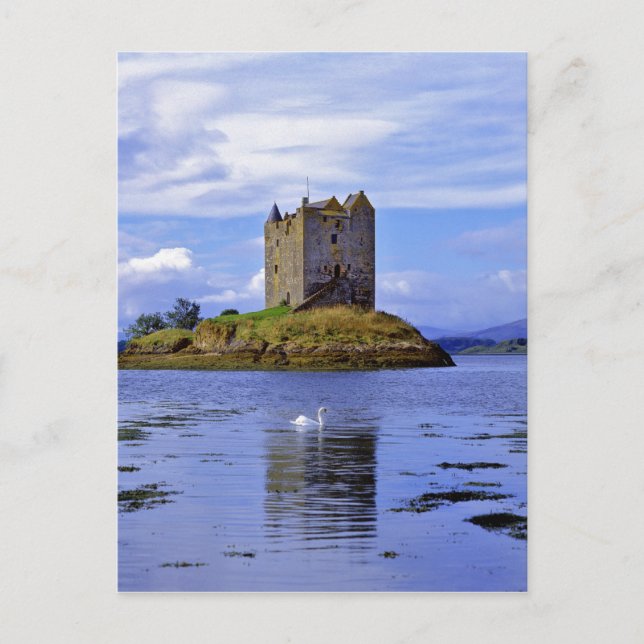 Skottland, Highland, Wester Ross, Loch Linnhe. A Vykort (Framsida)