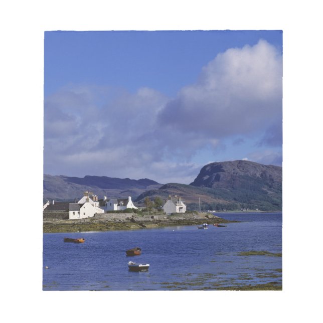 Skottland, Highland, Wester Ross, Plockton. Anteckningsblock (Framsida)
