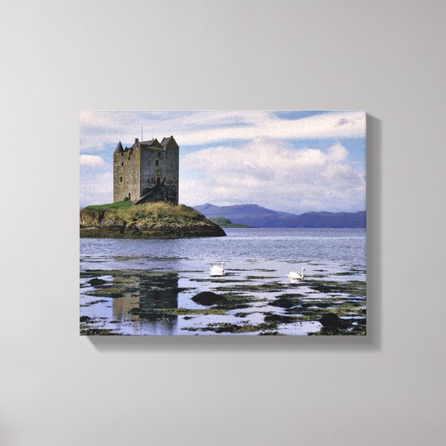 Skottland, Highland, Wester Ross, Stalker Canvastryck (Framsida)