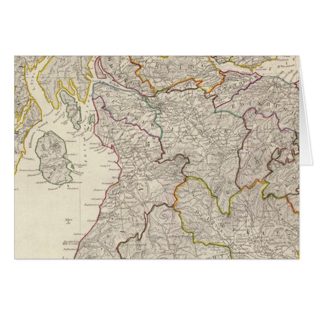 Skottland I Hälsningskort (Framsidan Horizontal)