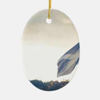 Skottland indiankrigaren julgransprydnad keramik