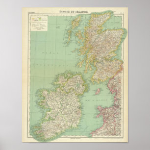 Skottland Irland Poster