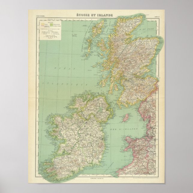 Skottland, Irland Poster (Framsidan)