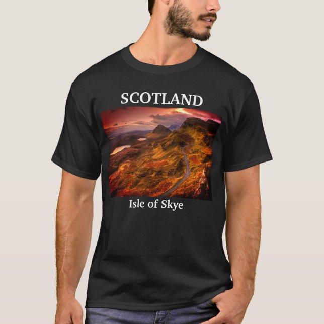 Skottland Isle of Skye T-Shirt (Framsida)