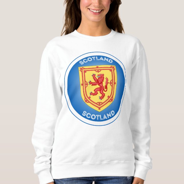 Skottland Jackar Arm Circle Shape T Shirt (Framsida)