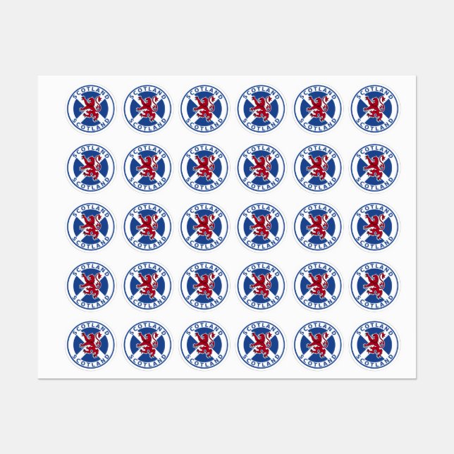 Skottland Klistermärke (Ark)