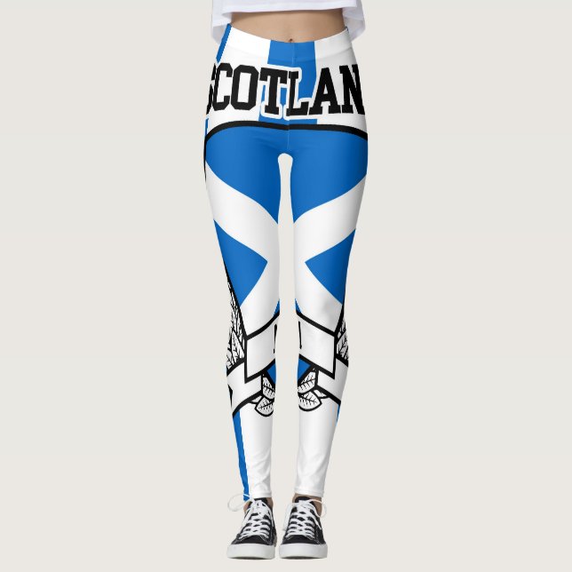 Skottland Leggings (Framsida)