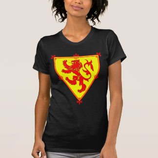 Skottland lejona våldsamt tee shirt
