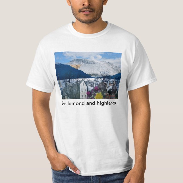 SKOTTLAND LOCH LOMOND TEE SHIRT (Framsida)