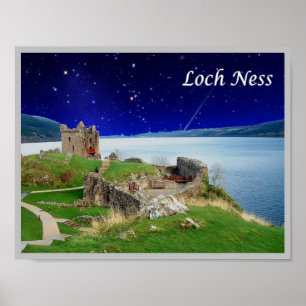 Skottland - Loch Ness - Poster
