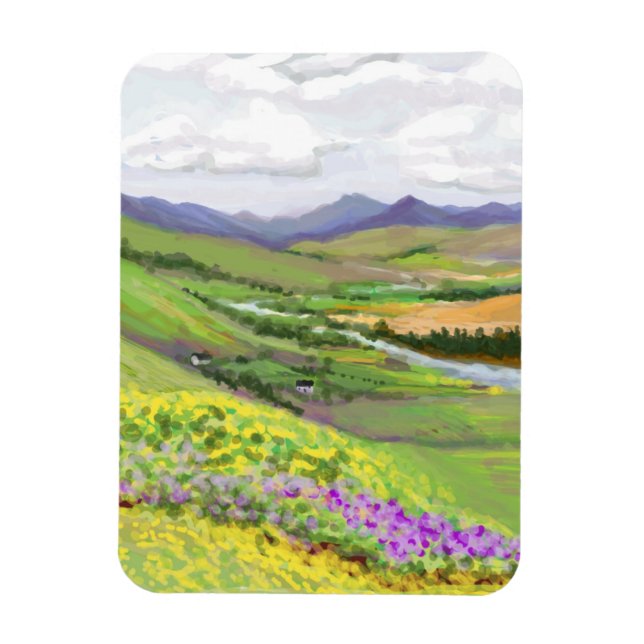 Skottland" Magnet (Vertikal)