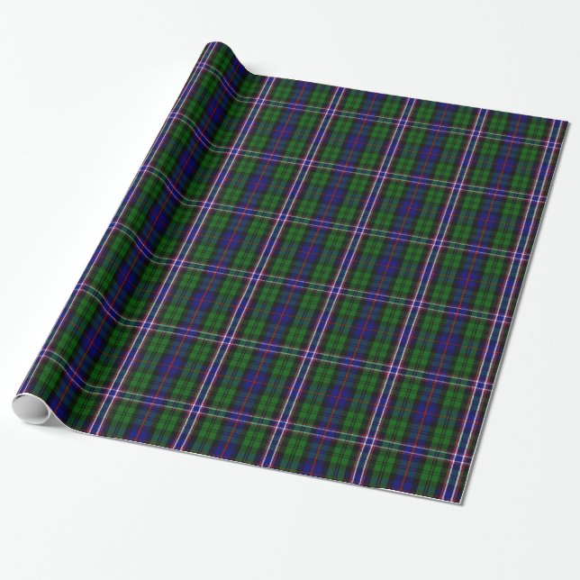 Skottland medborgareTartan Presentpapper (Utrullad)