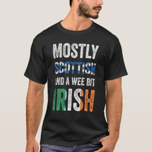 Skottland mest skotskt och en bit irländskt t shirt
