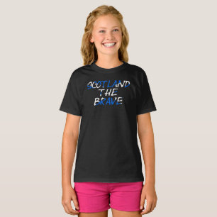 Skottland Modig om skotsk flagga T Shirt