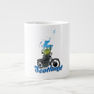 Skottland Motorcykel karta reser poser Jumbo Mugg