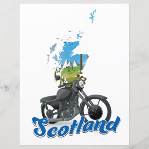 Skottland - motorcykel karta resesposer