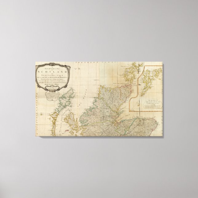 Skottland norr canvastryck (Framsida)