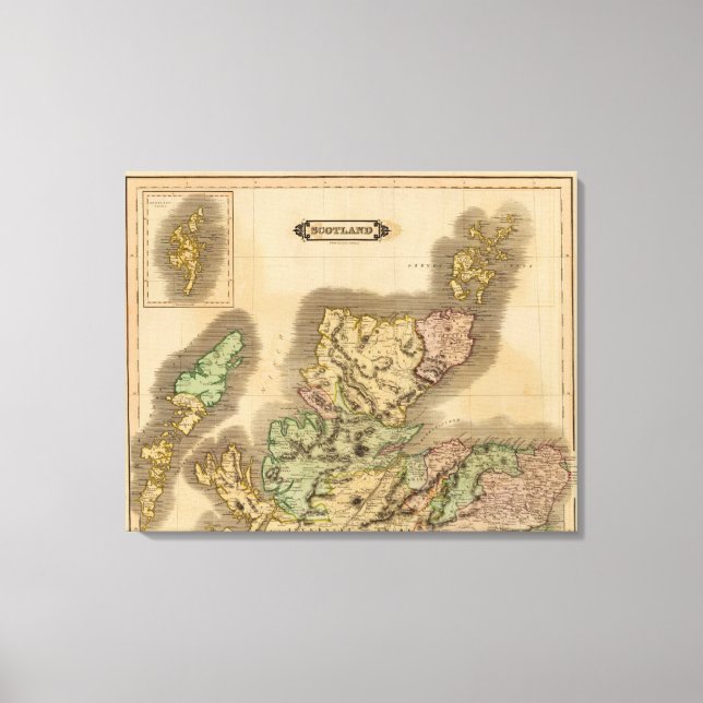 Skottland norr canvastryck (Framsida)