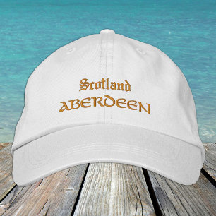 Skottland och ABERDEEN mode / Scottish Patriots Broderad Keps