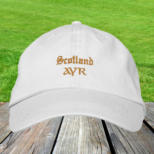 Skottland och AYR mode / skotska patrioter Broderad Keps