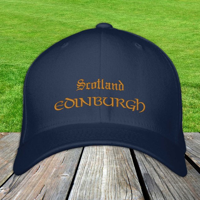 Skottland och Edinburgh mode / skotska patrioter Broderad Keps (Skapare uppladdad)
