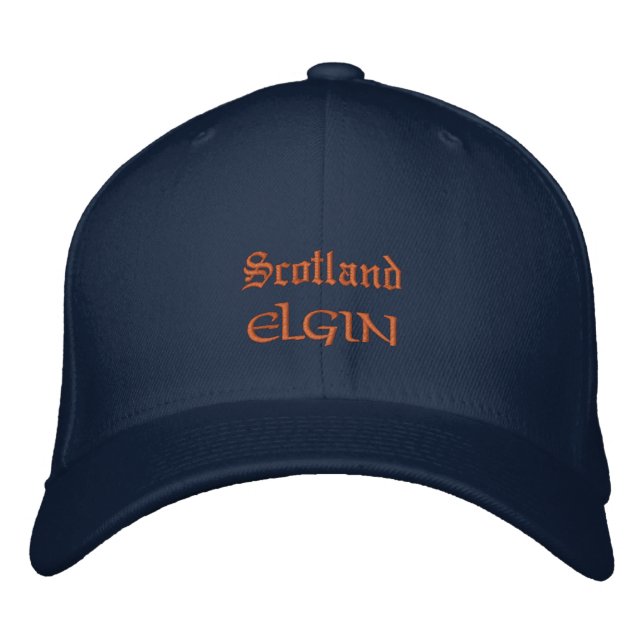 Skottland och ELGIN mode / Skottlands patrioter Broderad Keps (Framsida)