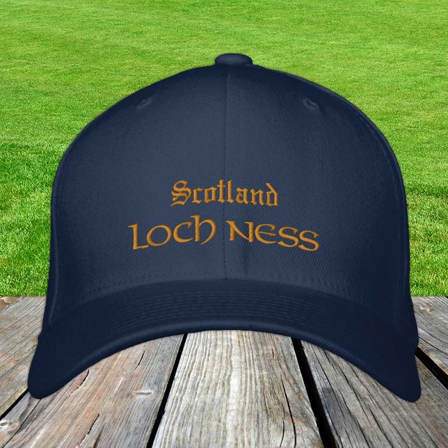 Skottland och LOCH NESS mode / Scottish Monster Broderad Keps (Skapare uppladdad)