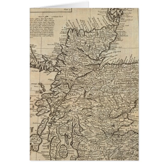 Skottland och Nordirland Hälsningskort (Framsidan)