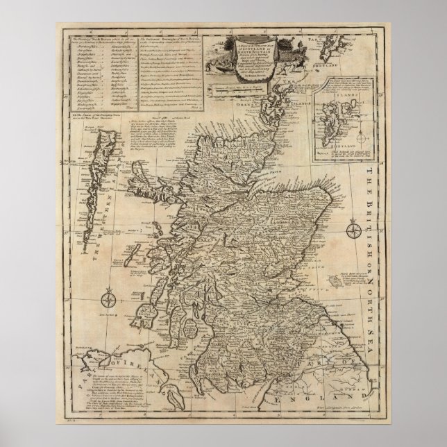 Skottland och Nordirland Poster (Framsidan)