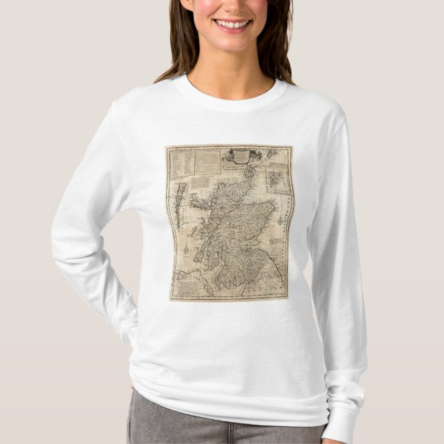 Skottland och nordliga Britannien Tee Shirt (Framsida)