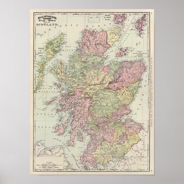 Skottland Poster (Framsidan)